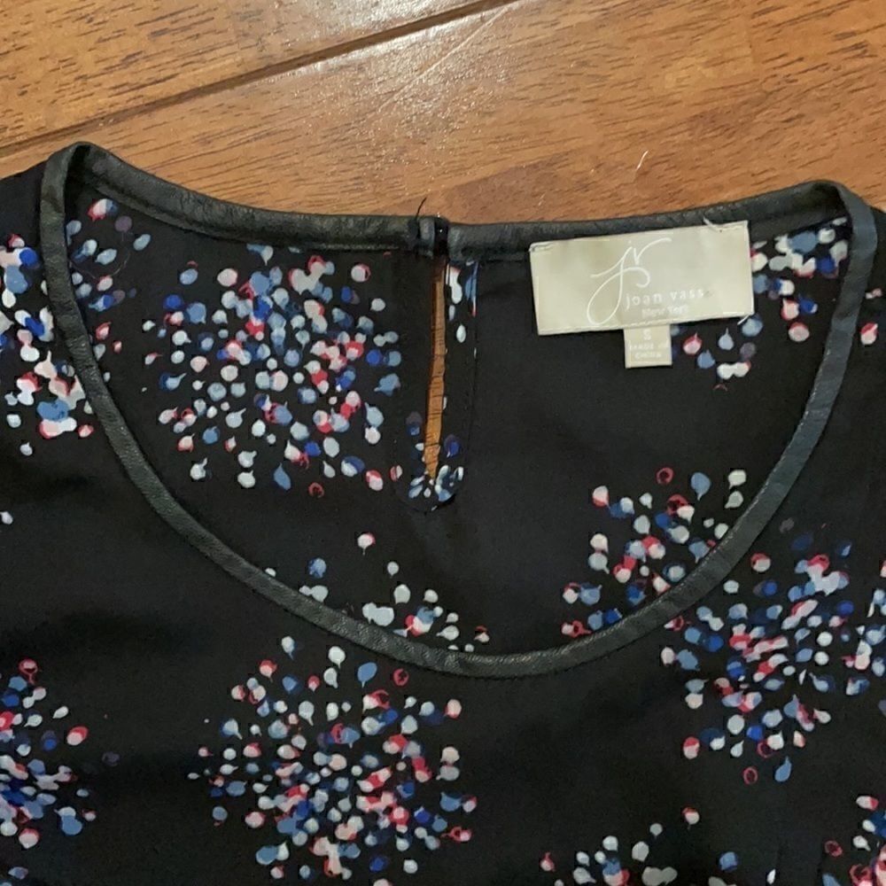 Faux Wrap Multicolored blouse - Picture 3 of 4